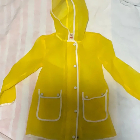 ⚡️Hunter for Target Toddler Yellow Hooded Raincoat (5T) - Picture 1 of 5